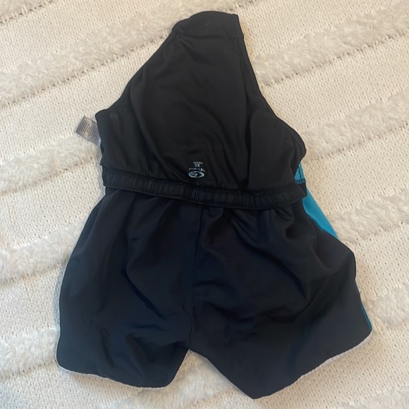 Champion C9 athletic shorts black turquoise running panties pocket women size XS - Picture 10 of 10